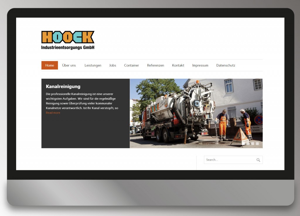 Hoock Industrieentsorgungs GmbH - Viernheim - Webdesign Andrea Zinecker